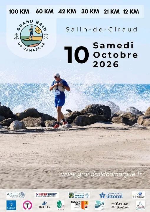 Grand Raid de Camargue — Arles (13), 10 octobre 2026 · Trail