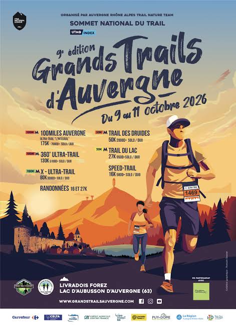 Grands Trails d’Auvergne 2026 — Vollore montagne (63), 9 octobre 2026 · Trail