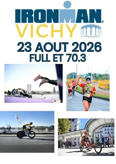 IRONMAN Vichy 2026 — Abrest (03), 23 août 2026 · Course à pied