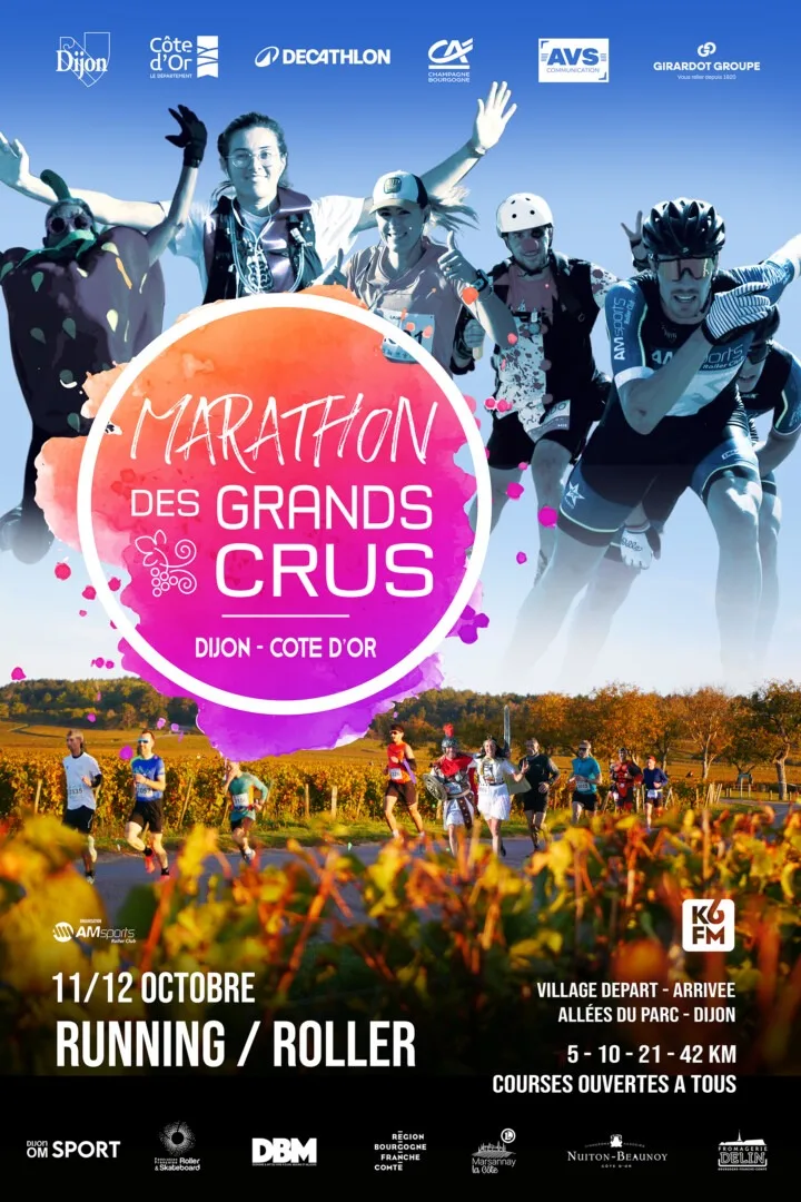 Marathon des Grands Crus — Dijon (21), 11 octobre 2026 · Course à pied