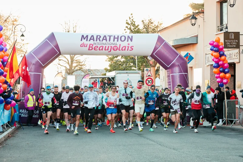 Marathon International du Beaujolais 2026 — Porte des pierres dorees (69), 21 novembre 2026 · Course à pied