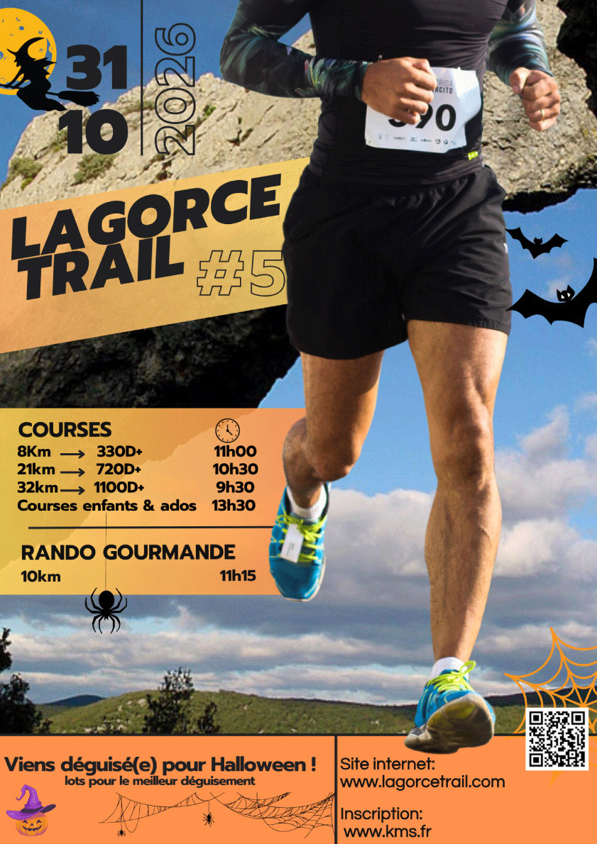 Trail de Lagorce — Le fieu (33), 31 octobre 2026 · Trail