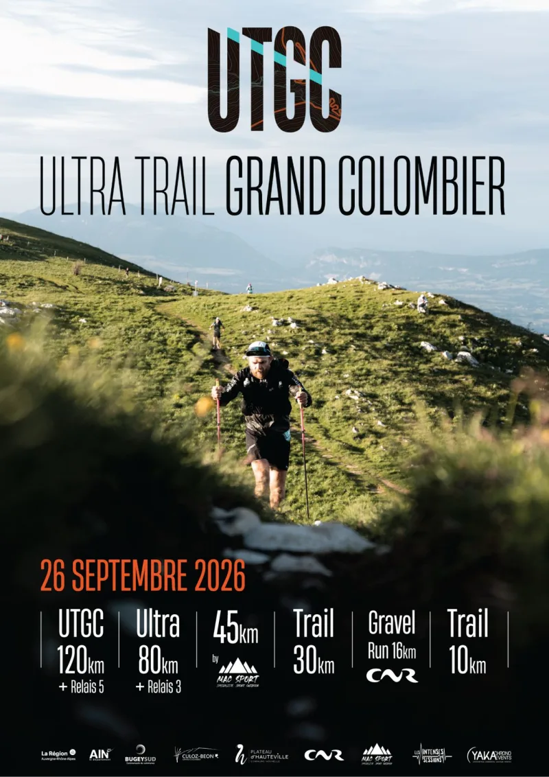 Ultra Trail Grand Colombier 2026 — Flaxieu (01), 26 septembre 2026 · Trail
